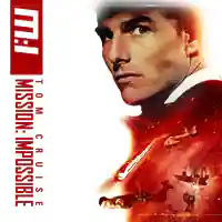 Porträt von Tom Cruise in der Rolle des Geheimagenten Ethan Hunt