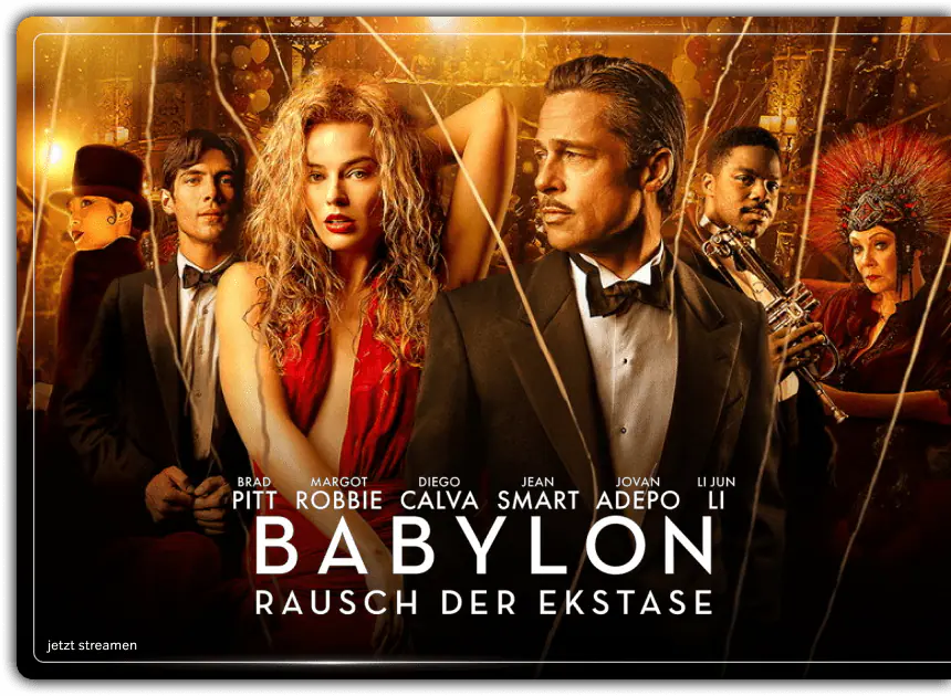 das Key Art zu dem Film "Babylon – Rausch der Ekstase" 