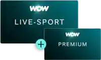 Logo des WOW Abos Live-Sport plus WOW Premium