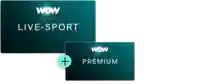 Logo des WOW Abos Live-Sport plus WOW Premium