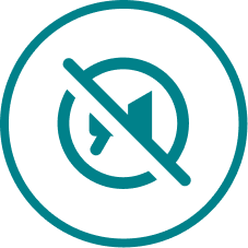 "Werbefrei" Icon.