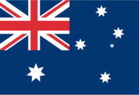 Die Flagge von Australien