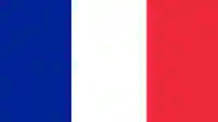 Die Flagge von Frankreich