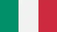Die Flagge von Italien