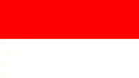 Die Flagge von Indonesien
