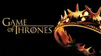 Keyart von Game of Thrones Staffel 2: Vor schwarzem Hintergrund abgebildet sind der Schriftzug und eine goldene Krone.