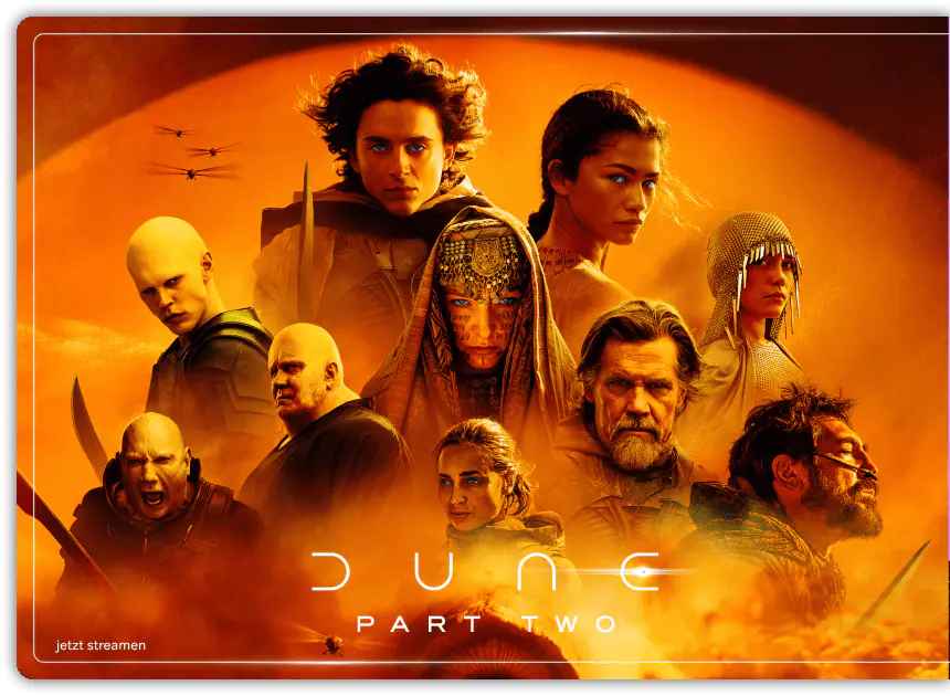 Das Keyart von Dune Part Two.