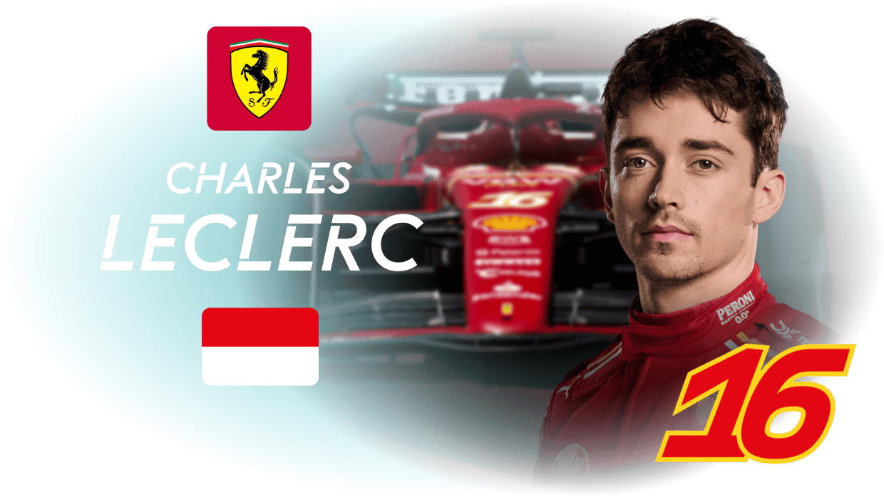 Formel 1-Fahrer Charles Leclerc vom Team Ferrari