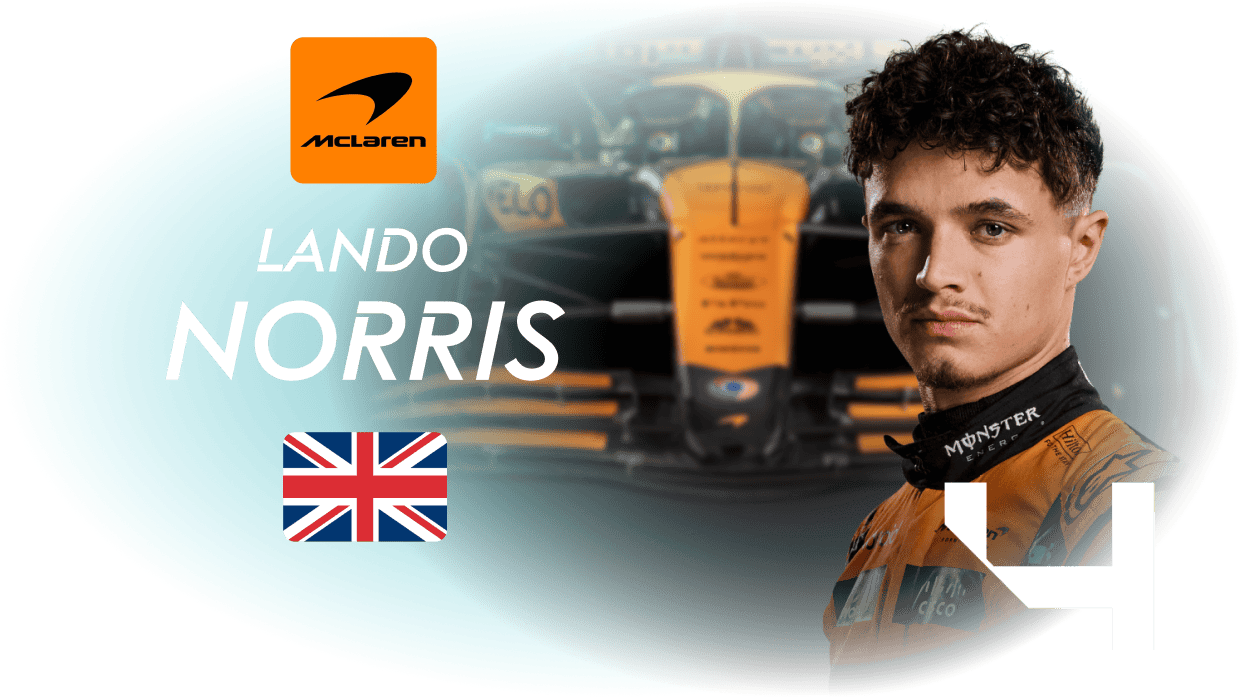 Formel-1-Fahrer Lando Norris vom Team McLaren