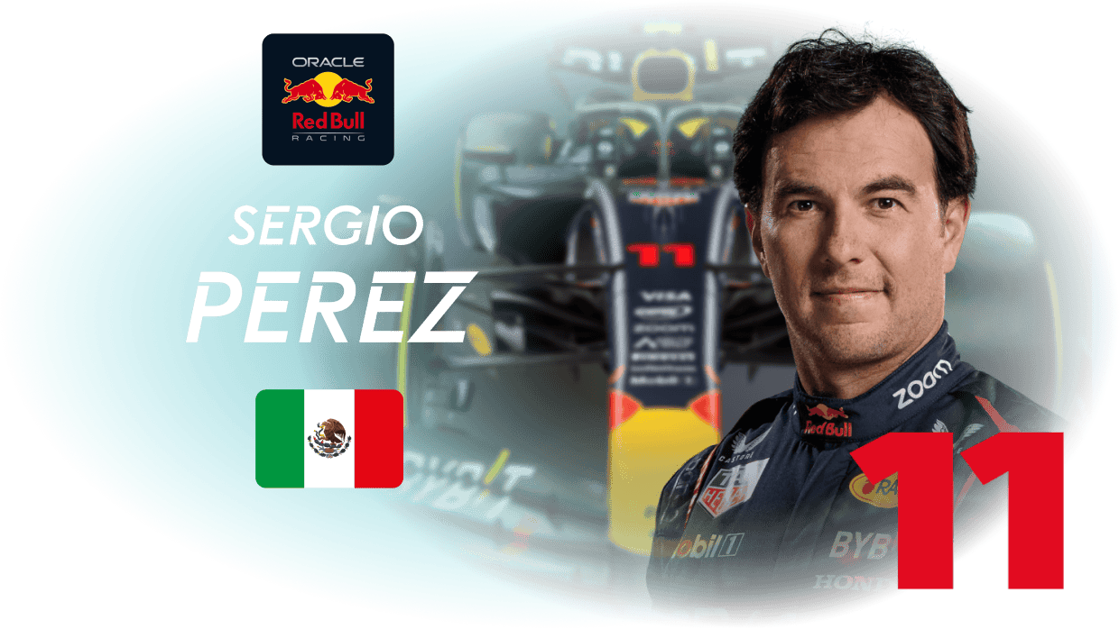Formel 1-Fahrer Sergio Perez vom Team Red Bull