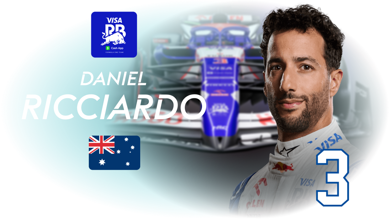 Formel 1-Fahrer Daniel Ricciardo vom Team Racing Bulls