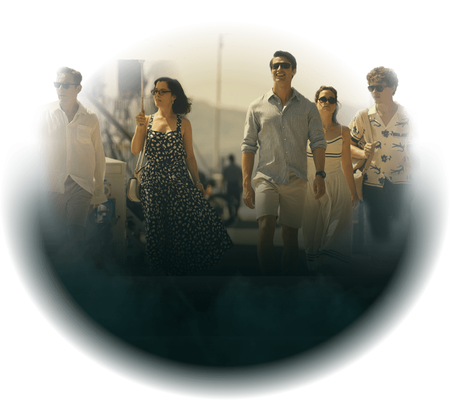 Jason Isaacs (Timothy Ratliff), Parker Posey (Victoria Ratliff), Patrick Schwarzenegger (Saxon Ratliff), Sarah Catherine Cook (Piper Ratliff), Sam Nivola (Lochlan Ratliff).