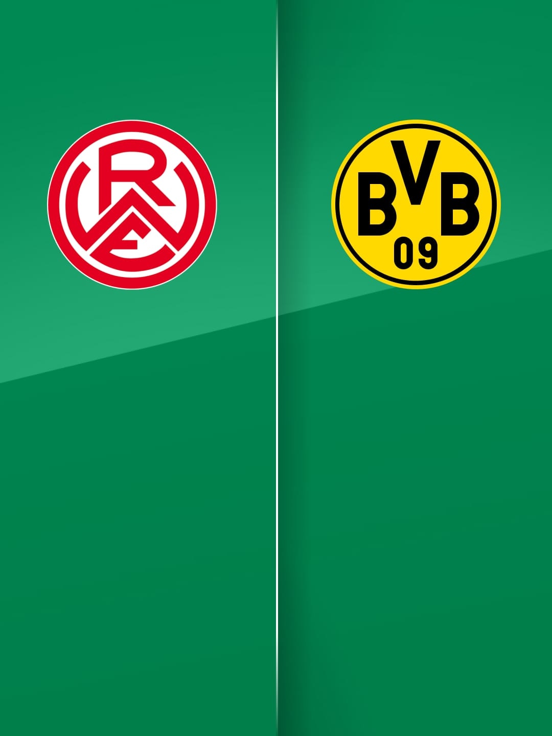 Hertha BSC Logo und das Karlsruher SC Logo auf einem roten Hintergrund.