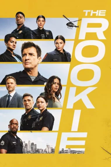 The Rookie Staffel 6: Titelbild mit den Köpfe Protagonisten