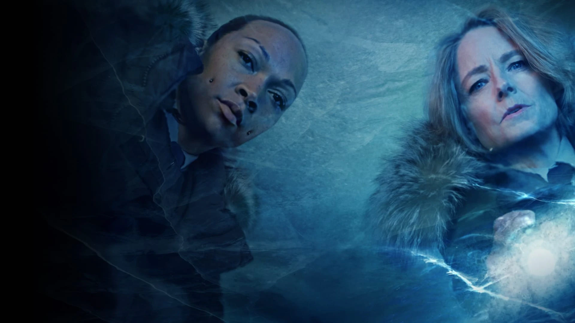 True Detective: Night Country Staffel 4 - Titelbild mit Jodie Foster und Kali Reis.