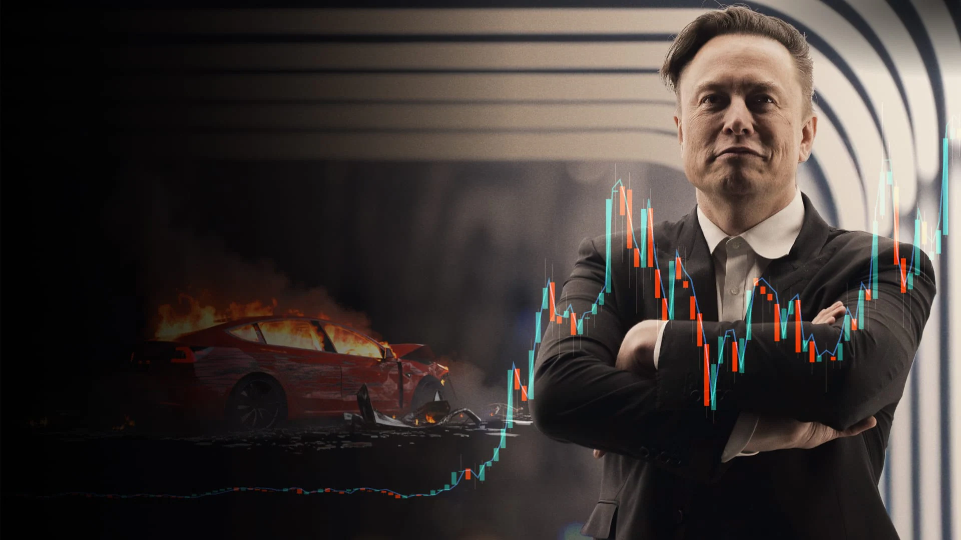 Filmplakat von "Elon Musk Uncovered: Das Tesla-Experiment" 
