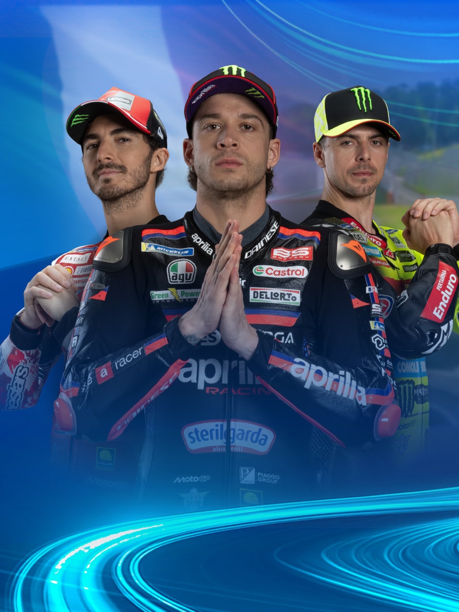 Drei Fahrer der MotoGP