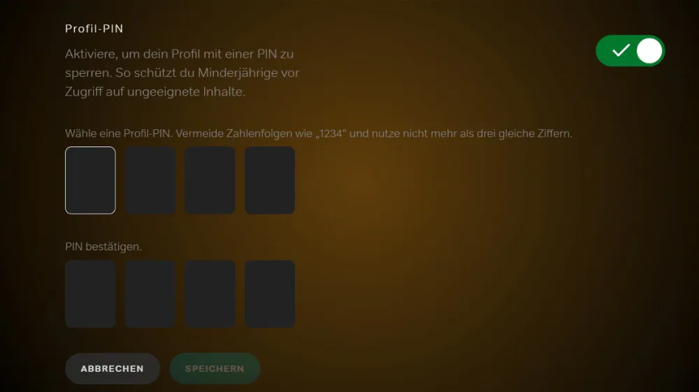 Profilsperre bei WOW