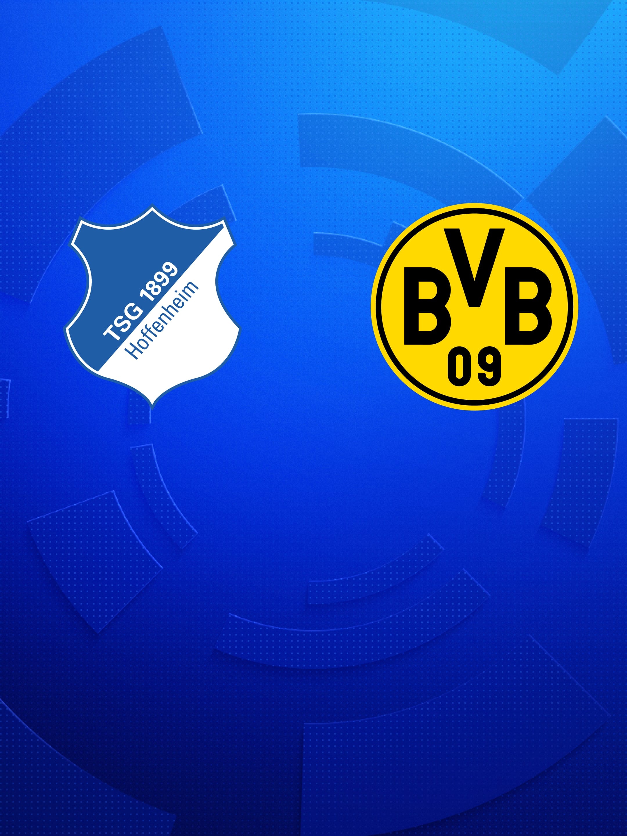  Logos von TSG Hoffenheim und Borussia Dortmund

