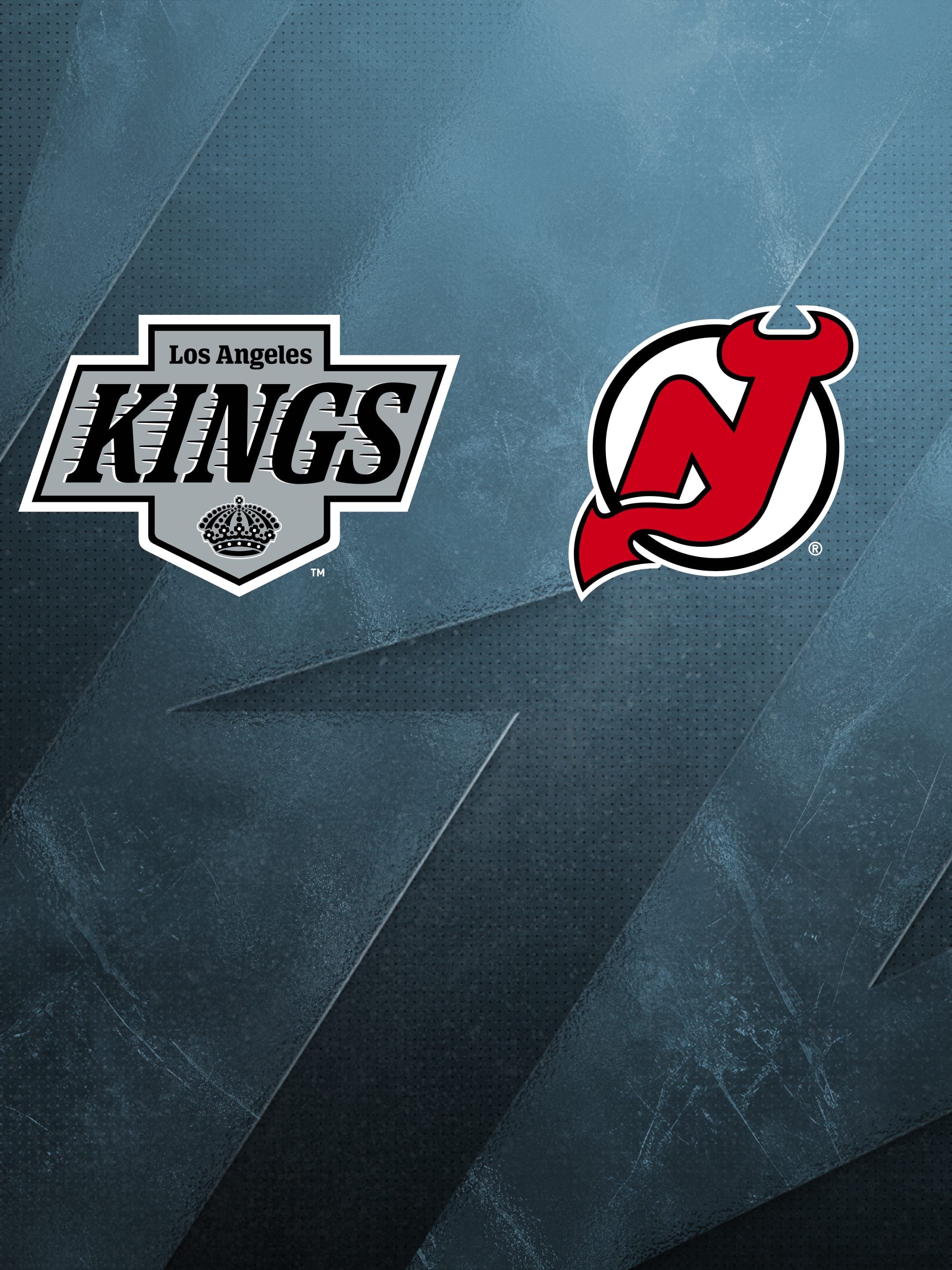 Logos von Los Angeles Kings und New Jersey Devils