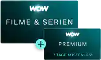 Logo des Abos Filme & Serien plus WOW Premium