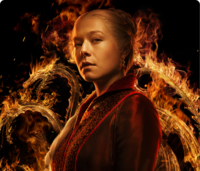 Princess Rhaenyra Targaryen  Played by Emma D'Arcy
