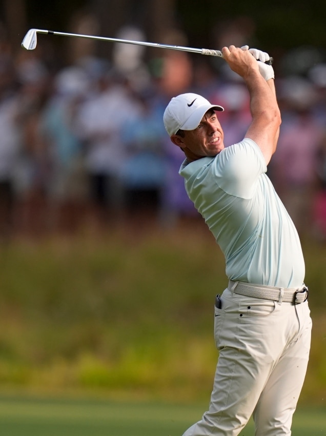 Rory McIlroy playing golf