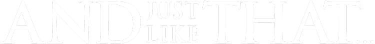 And Just Like That... logo