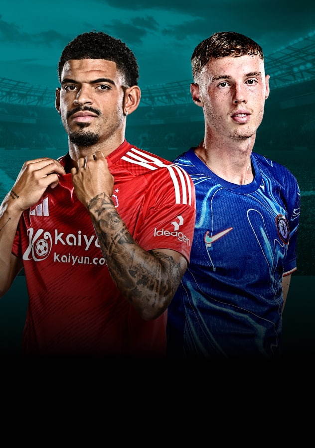Football players from Nottingham Forest and Chelsea