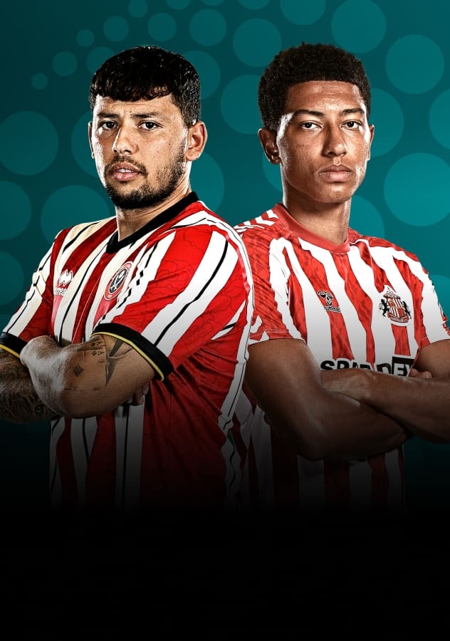 Football players from Sheffield Utd v Sunderland