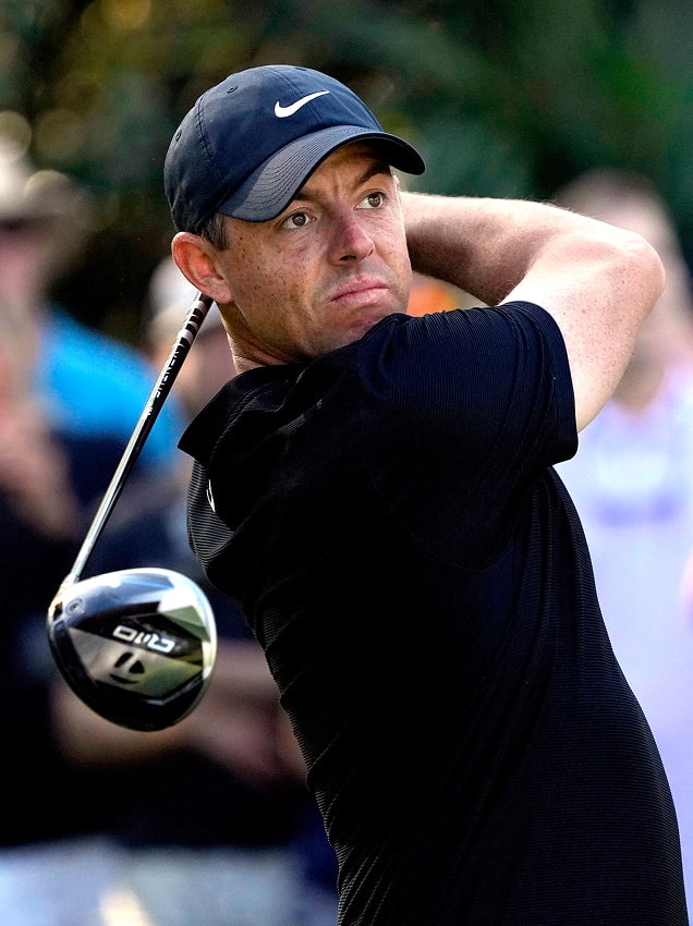 Rory McIlroy playing golf