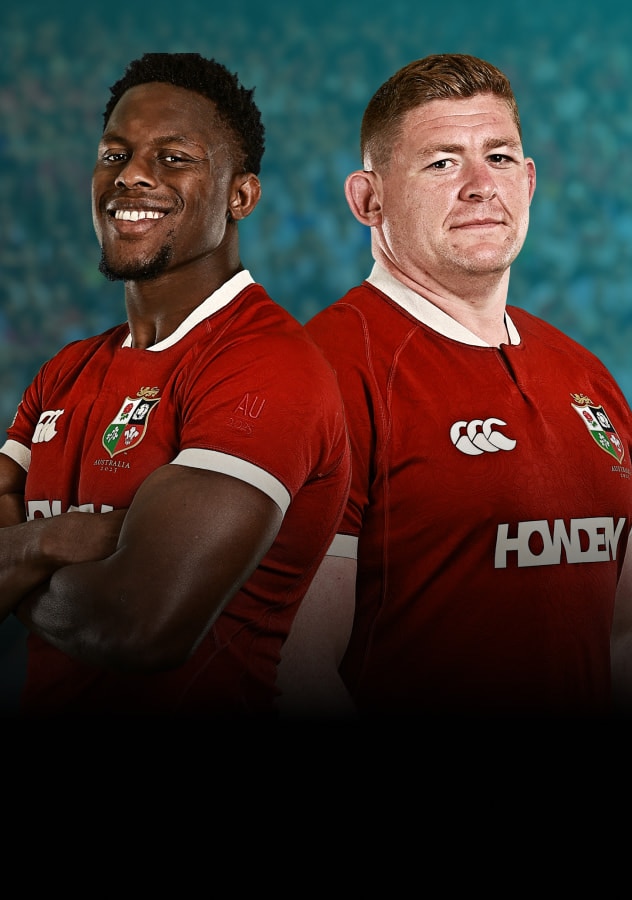 Maro Itoje and Tadhg Furlong
