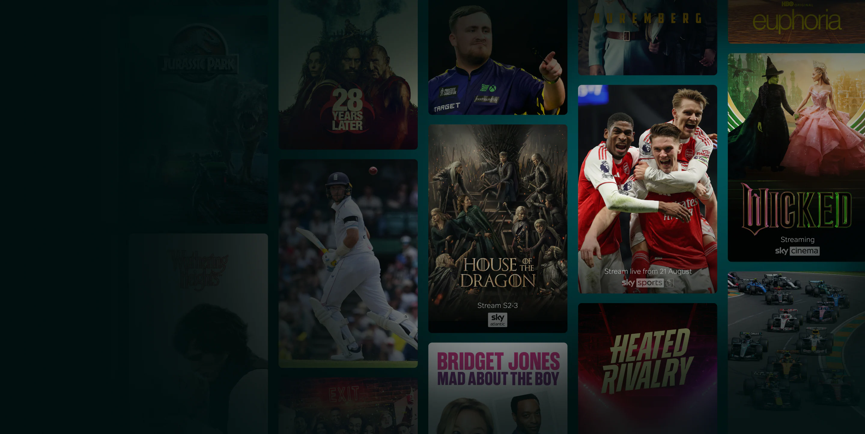 Stream S2-3 of House of The dragon on Sky Atlantic. Stream Premier League live form 21 August on Sky Sports. stream wicked on Sky Cinema.