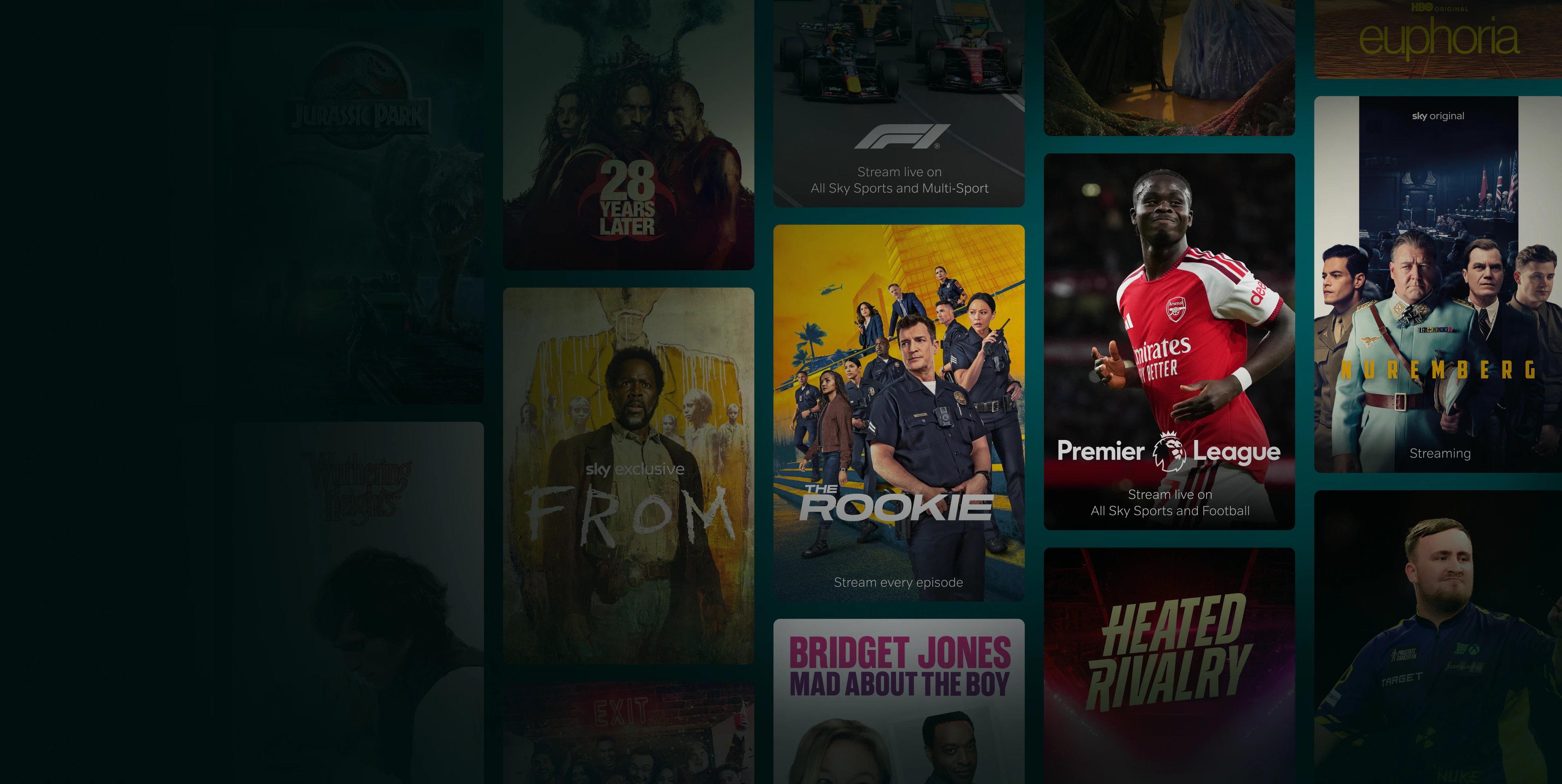 Stream every episode of The Rookie. Stream Premier League live on All Sky Sports and Football. Nuremberg Streaming.