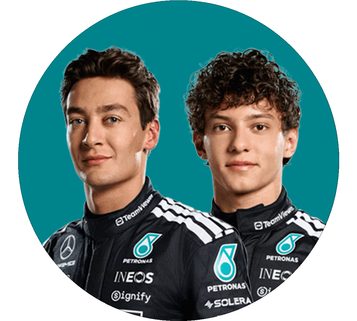 George Russell & Andrea Kimi Antonelli
